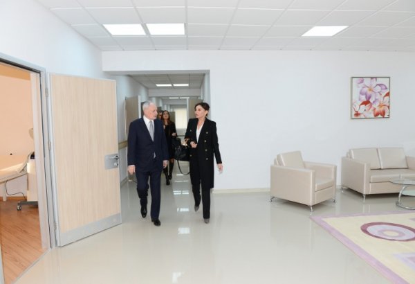 Mehriban Əliyeva Respublika Uşaq Sanatoriyasında yenidənqurmadan sonra yaradılan şəraitlə tanış olub  (FOTO)