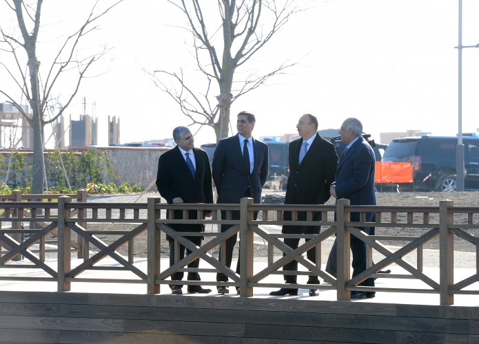 Prezident İlham Əliyev "Xəyal Adası" layihəsi üzrə görülən işlərin gedişi ilə tanış olub (FOTO)