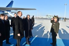 Prezident İlham Əliyev Türkiyəyə dövlət səfərinə gəlib (FOTO)