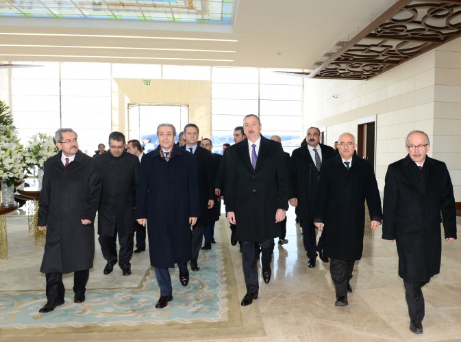 Prezident İlham Əliyev Türkiyəyə dövlət səfərinə gəlib (FOTO)