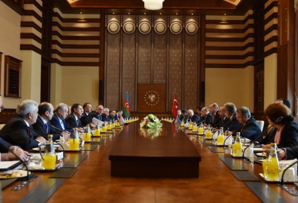 Türkiyə-Azərbaycan Yüksək Səviyyəli Strateji Əməkdaşlıq Şurasının dördüncü iclası keçirilib (FOTO) (ƏLAVƏ OLUNUB)