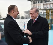 Azərbaycan Prezidenti İlham Əliyevin Türkiyədə rəsmi qarşılanma mərasimi keçirilib (FOTO)