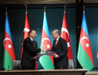 Ankarada Türkiyə-Azərbaycan sənədləri imzalanıb (FOTO)