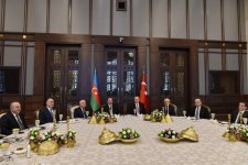 Azərbaycan və Türkiyə prezidentləri birgə nahar ediblər
