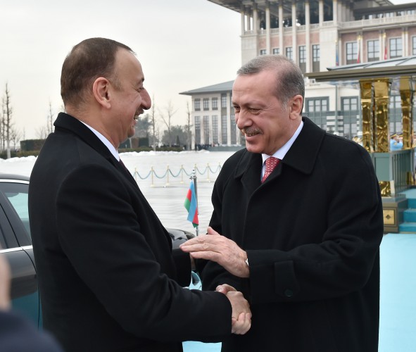 Azərbaycan Prezidenti İlham Əliyevin Türkiyədə rəsmi qarşılanma mərasimi keçirilib (FOTO)