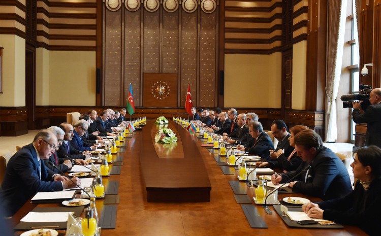 Türkiyə-Azərbaycan Yüksək Səviyyəli Strateji Əməkdaşlıq Şurasının dördüncü iclası keçirilib (FOTO) (ƏLAVƏ OLUNUB)