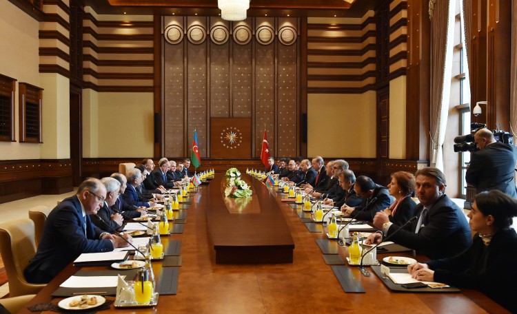 Türkiyə-Azərbaycan Yüksək Səviyyəli Strateji Əməkdaşlıq Şurasının dördüncü iclası keçirilib (FOTO) (ƏLAVƏ OLUNUB)