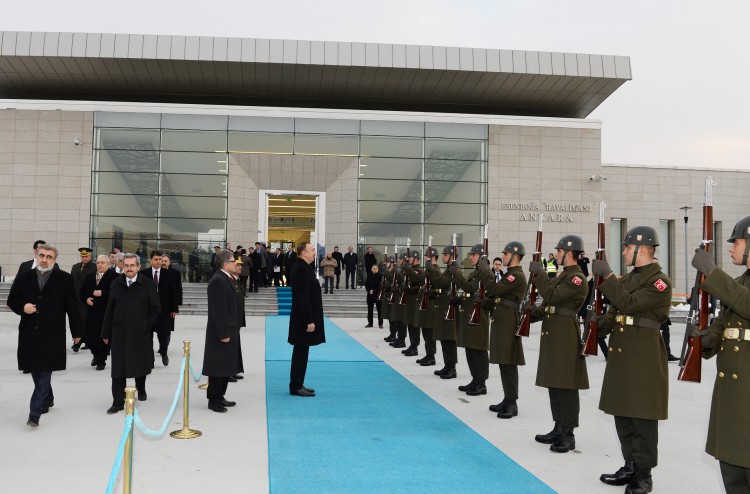 Prezident İlham Əliyevin Türkiyəyə səfəri başa çatdı (FOTO)