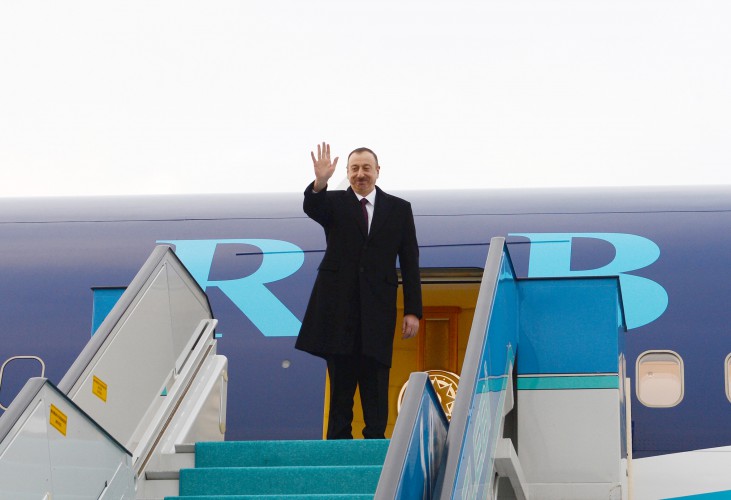 Prezident İlham Əliyevin Türkiyəyə səfəri başa çatdı (FOTO)