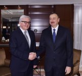İlham Əliyev Almaniyanın xarici işlər üzrə federativ naziri Frank-Valter Ştaynmayer ilə görüşüb (FOTO)