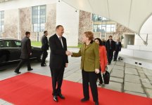 Berlində İlham Əliyev və Angela Merkel görüşüblər (FOTO)