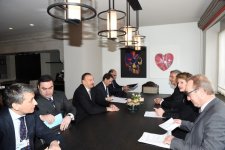 Davosda Azərbaycan və İsveçrə prezidentlərinin görüşü olub (FOTO)