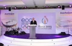 İlham Əliyev Davosda “Bakı 2015” ilk Avropa Oyunlarının təqdimatında iştirak edib (FOTO)
