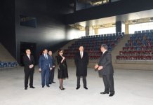 İlham Əliyev və xanımı Avropa Oyunları üçün avtobus deposu və təlim mərkəzində, Bakı İdman Sarayında görülən işlərlə tanış olublar (FOTO) (ƏLAVƏ OLUNUB)