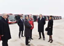 İlham Əliyev və xanımı Avropa Oyunları üçün avtobus deposu və təlim mərkəzində, Bakı İdman Sarayında görülən işlərlə tanış olublar (FOTO) (ƏLAVƏ OLUNUB)