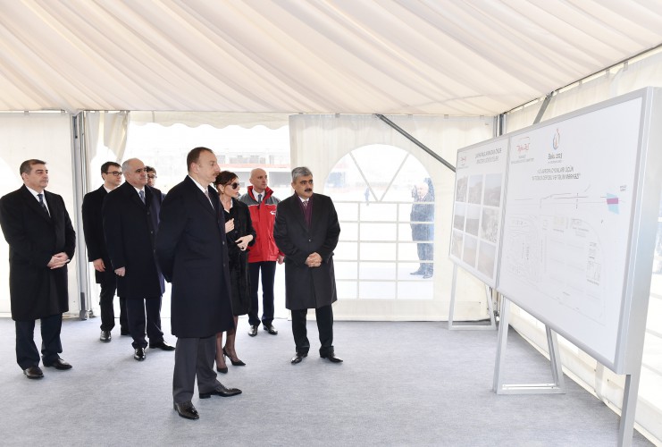 İlham Əliyev və xanımı Avropa Oyunları üçün avtobus deposu və təlim mərkəzində, Bakı İdman Sarayında görülən işlərlə tanış olublar (FOTO) (ƏLAVƏ OLUNUB)