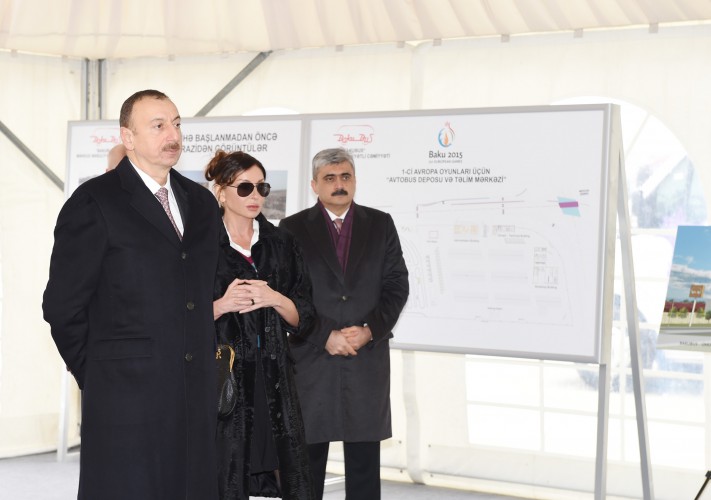 İlham Əliyev və xanımı Avropa Oyunları üçün avtobus deposu və təlim mərkəzində, Bakı İdman Sarayında görülən işlərlə tanış olublar (FOTO) (ƏLAVƏ OLUNUB)