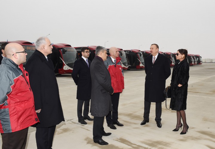 İlham Əliyev və xanımı Avropa Oyunları üçün avtobus deposu və təlim mərkəzində, Bakı İdman Sarayında görülən işlərlə tanış olublar (FOTO) (ƏLAVƏ OLUNUB)