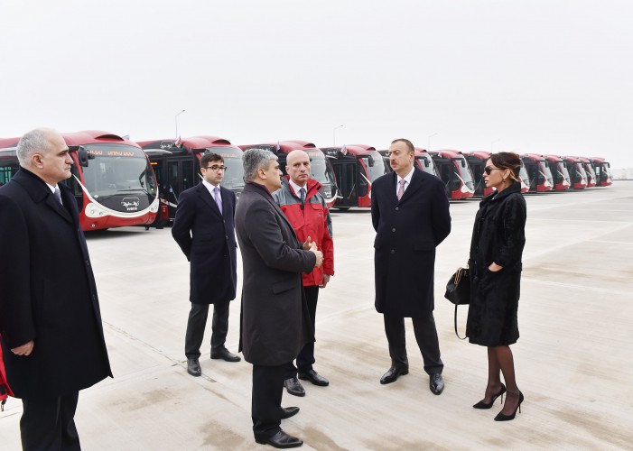 İlham Əliyev və xanımı Avropa Oyunları üçün avtobus deposu və təlim mərkəzində, Bakı İdman Sarayında görülən işlərlə tanış olublar (FOTO) (ƏLAVƏ OLUNUB)