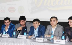 "28 Cinema"da "Ay Brilliant" filminin mətbuat konfransı keçirilib (FOTO)