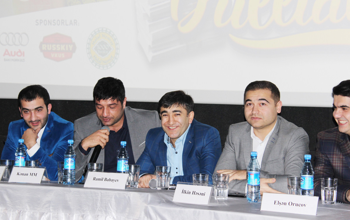 "28 Cinema"da "Ay Brilliant" filminin mətbuat konfransı keçirilib (FOTO)