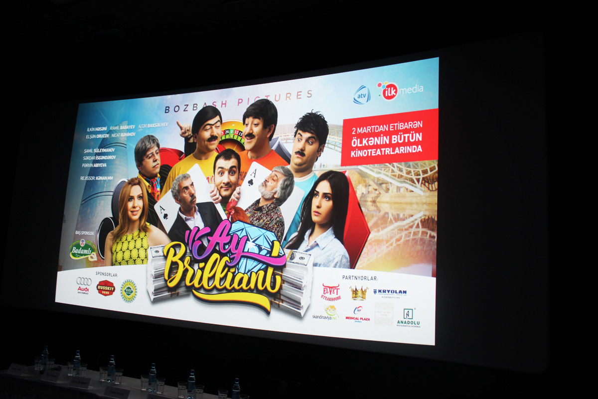 "28 Cinema"da "Ay Brilliant" filminin mətbuat konfransı keçirilib (FOTO)