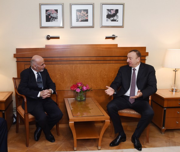İlham Əliyev Əfqanıstan Prezidenti ilə görüşüb (FOTO)