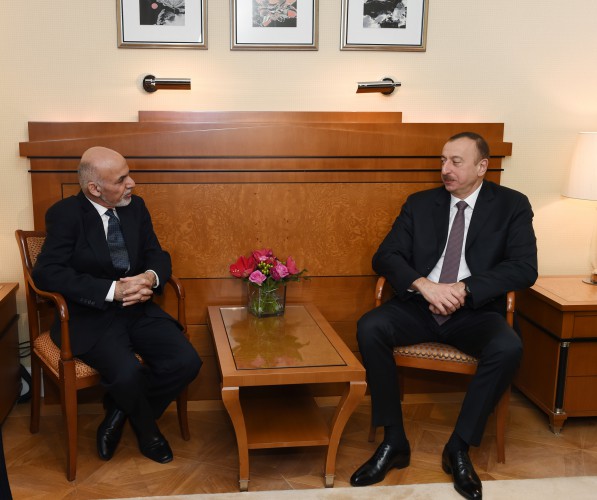 İlham Əliyev Əfqanıstan Prezidenti ilə görüşüb (FOTO)