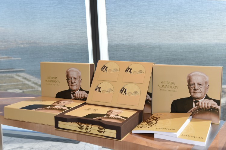 Azərbaycanın birinci xanımı Mehriban Əliyeva xalq artisti Əlibaba Məmmədov ilə görüşüb (FOTO)