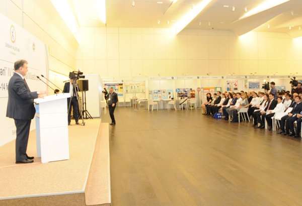 Heydər Əliyev Mərkəzində "Sabahın alimləri" IV Respublika müsabiqəsinin açılış mərasimi keçirilib (FOTO)