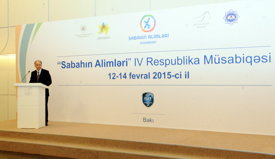 Heydər Əliyev Mərkəzində "Sabahın alimləri" IV Respublika müsabiqəsinin açılış mərasimi keçirilib (FOTO)
