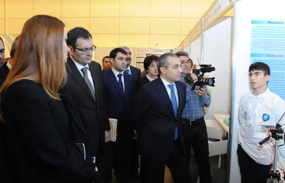 Heydər Əliyev Mərkəzində "Sabahın alimləri" IV Respublika müsabiqəsinin açılış mərasimi keçirilib (FOTO)