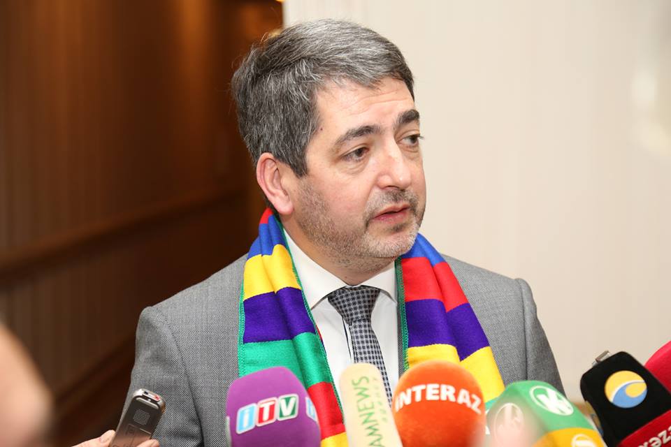 Elmar Vəliyev Fransanın Müluz şəhərinin meri Jan Rotneri qəbul edib (FOTO)