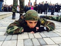 Cəbhəyanı bölgədə şagirdlərimizin vətənpərvərlik ruhu (FOTO)