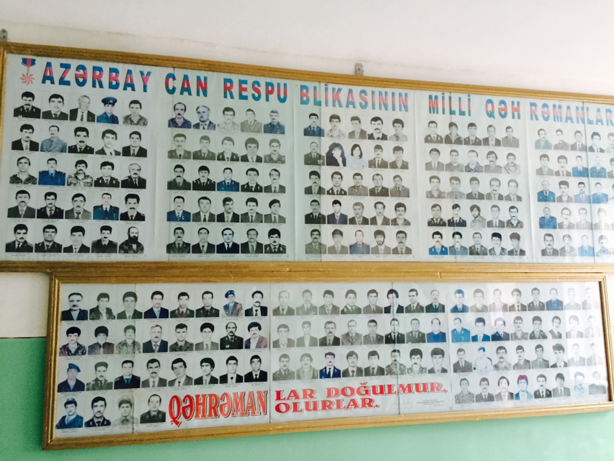 Cəbhəyanı bölgədə şagirdlərimizin vətənpərvərlik ruhu (FOTO)