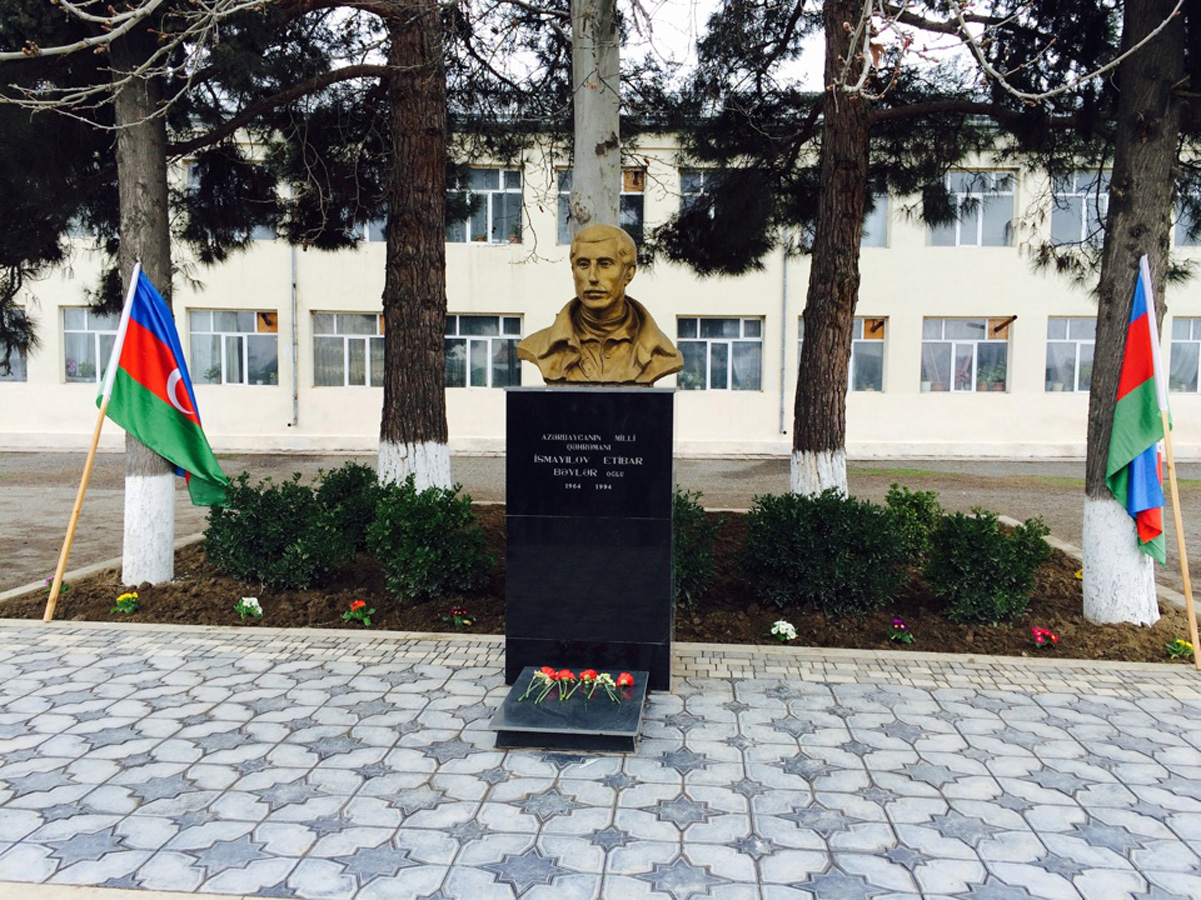 Cəbhəyanı bölgədə şagirdlərimizin vətənpərvərlik ruhu (FOTO)