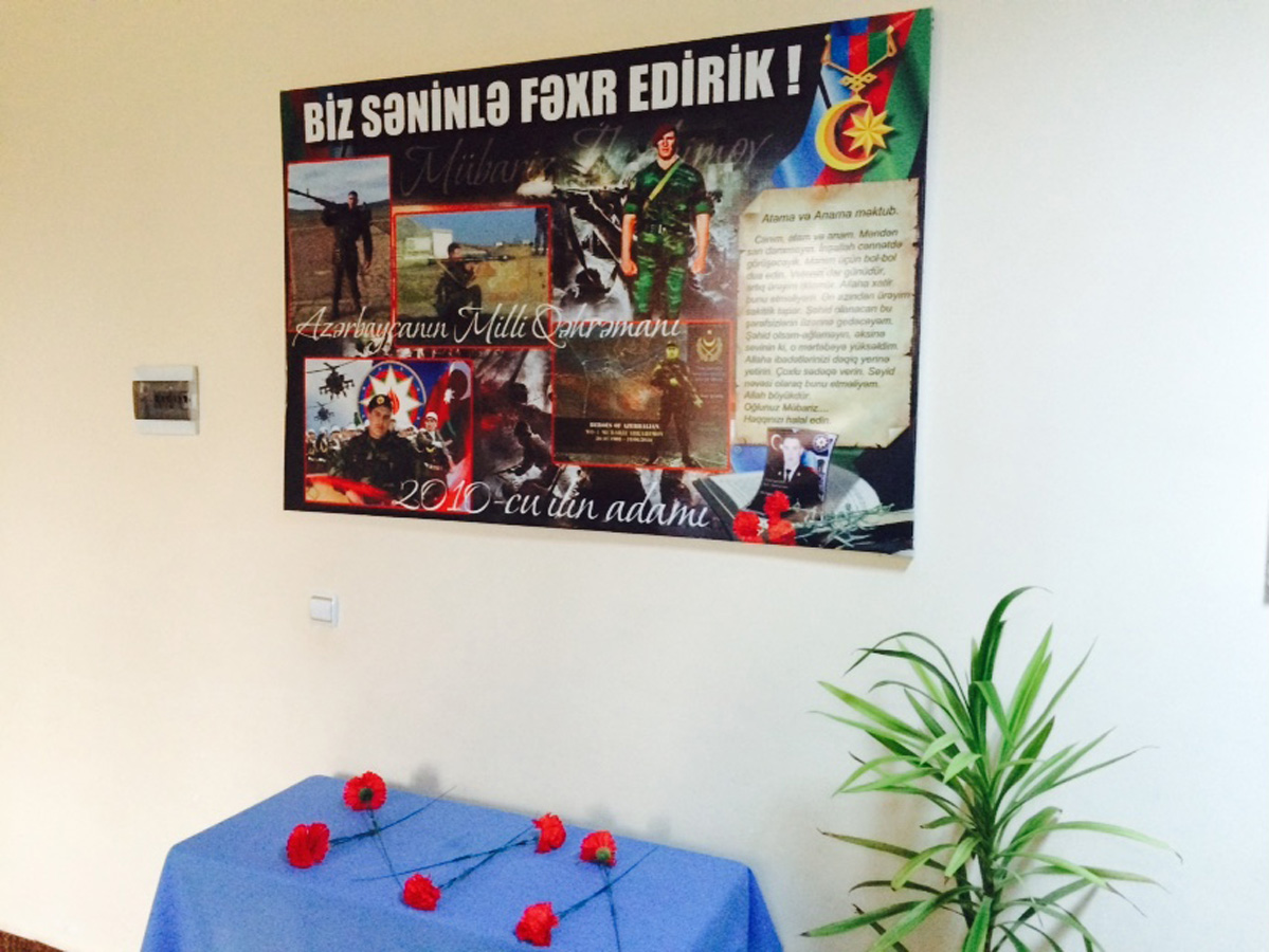 Cəbhəyanı bölgədə şagirdlərimizin vətənpərvərlik ruhu (FOTO)