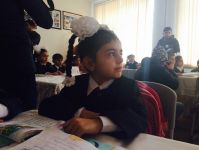 KİV nümayəndələri Ağdamın Qaradağlı kənd tam orta məktəbində olublar (FOTO)