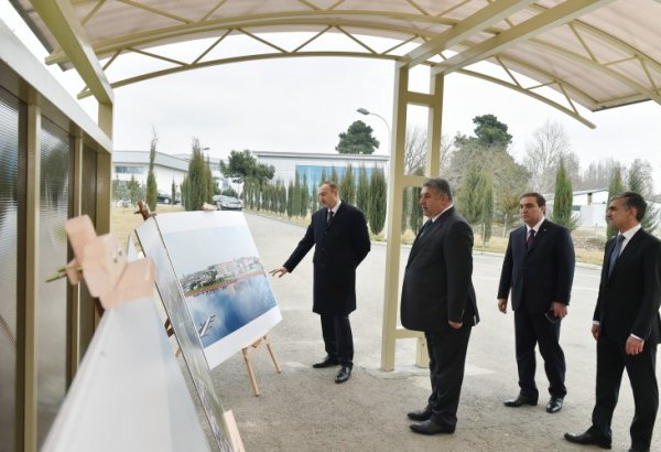 Prezident İlham Əliyev Mingəçevir "Kür" Olimpiya Tədris-İdman Mərkəzində olub (FOTO)