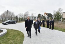 İlham Əliyev Mingəçevirdə "Ağsaray" otelində tikinti işlərinin gedişi ilə tanış olub (FOTO)