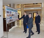 İlham Əliyev Mingəçevirdə "Ağsaray" otelində tikinti işlərinin gedişi ilə tanış olub (FOTO)