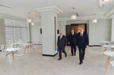 İlham Əliyev Mingəçevirdə "Ağsaray" otelində tikinti işlərinin gedişi ilə tanış olub (FOTO)