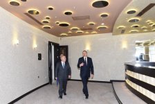 İlham Əliyev Mingəçevirdə "Ağsaray" otelində tikinti işlərinin gedişi ilə tanış olub (FOTO)