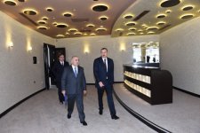 İlham Əliyev Mingəçevirdə "Ağsaray" otelində tikinti işlərinin gedişi ilə tanış olub (FOTO)