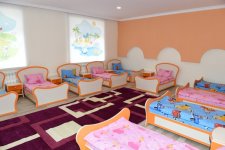 Heydər Əliyev Fondunun təşəbbüsü ilə Mingəçevirdə tikilən uşaq bağçasının açılışı olub (FOTO)