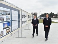 Mingəçevirdə Heydər Əliyev Parkında aparılan yenidənqurma işləri ilə tanışlıq (FOTO)
