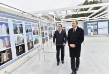 Mingəçevirdə Heydər Əliyev Parkında aparılan yenidənqurma işləri ilə tanışlıq (FOTO)
