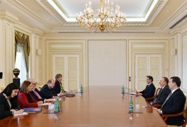 Prezident İlham Əliyev AŞ PA Monitorinq Komitəsinin həmməruzəçisini qəbul edib (FOTO)