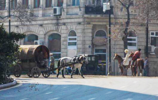 Bakıda "Əli və Nino" filminin çəkilişlərinə başlanılıb (FOTO)