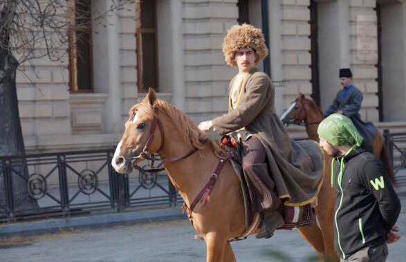 İçərişəhərdə "Əli və Nino" filminin çəkilişləri davam edir